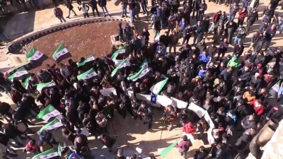 ayetler - Suriyelilerden Afrin operasyonuna destek - AZEZ Videosu