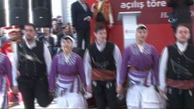folklor gosterisi -  Ümraniye Nevzat Ayaz Anadolu Lisesi’nin yeni hizmet binası törenle açıldı  Videosu