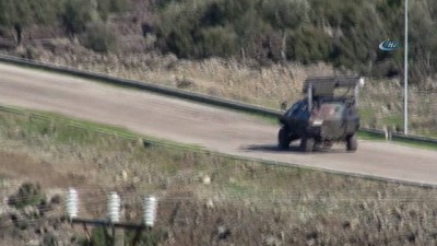 askeri arac -  Afrin sınırında “Fetih Marşı”  Videosu