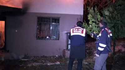 Düzce'de ev yangını 