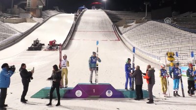 milli sporcu - FIS Kıtalararası Kayakla Atlama Yarışları - ERZURUM Videosu