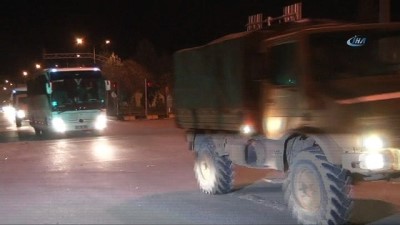 firtina obusu -  Afrin'e en büyük askeri sevkiyat  Videosu