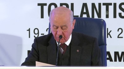 basin toplantisi - Bahçeli: ''Afrin darmadağın edilecektir'' - ANKARA  Videosu