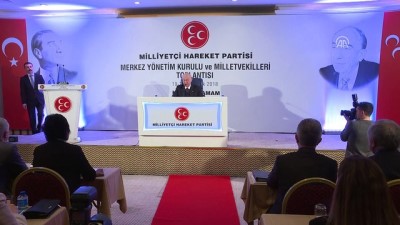basin toplantisi - Bahçeli: ''Bizim davamız hak davasıdır'' - ANKARA Videosu
