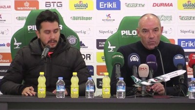 teknik direktor - Bursaspor-Medipol Başakşehir maçının ardından - Paul Le Guen - BURSA Videosu