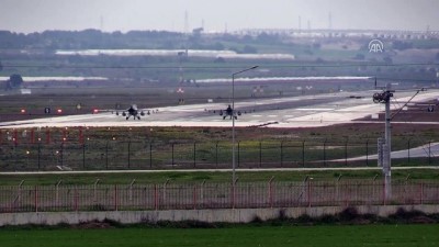 incirlik ussu - İncirlik Hava Üssü'nde savaş uçağı hareketliliği (4) - ADANA Videosu