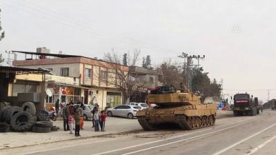 guzergah - Sınırdaki birlikler tank ve zırhlı personel taşıyıcılarla takviye edildi - KİLİS  Videosu