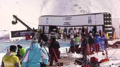 ceyrek final - Snowboard Boardercross Dünya Şampiyonası sona erdi - ERZURUM Videosu