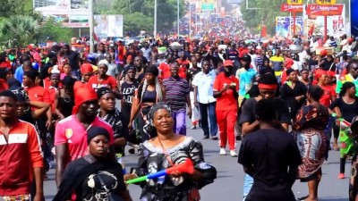 protesto - Togo'da Gnassingbe karşıtı gösteri - LOME  Videosu