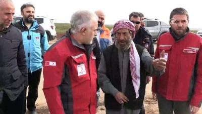 guvenli bolge - Türk Kızılayı çatışmadan kaçan sivillere kucak açacak - AZEZ Videosu
