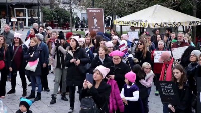 nani - Yunanistan'da Kadınlar Yürüyüşü düzenlendi - ATİNA Videosu