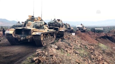 askeri birlik - Zeytin Dalı Harekatı - Sınıra tank sevkiyatı - HATAY  Videosu