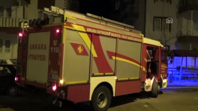 itfaiye araci - Ankara'da ev yangını: 1 ölü  Videosu