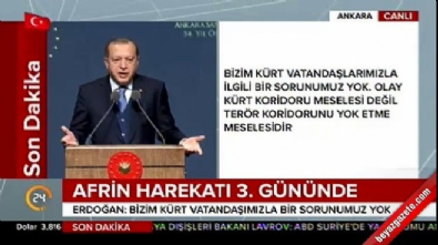 ankara sanayi odasi - Cumhurbaşkanı Erdoğan: Afrin hallolacaktır, geri adım atmak yok Videosu