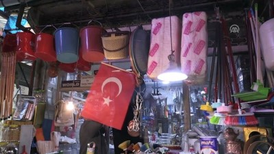 kapali carsi - Elazığ'da Zeytin Dalı Harekatı'na Türk bayraklı destek Videosu