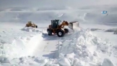 surgun -  Erzurum’un kırsalında kar 2,5 metreyi buldu  Videosu
