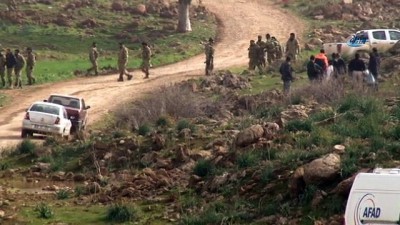 sinir karakolu -  Hatay'da sınır karakolu yakınlarına roket düştü  Videosu