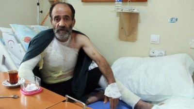 yuksek gerilim hatti -  İnşaat işçisi elektrik çarpması sonucu yaralandı  Videosu