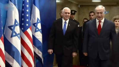 baskent -  - Mike Pence, İsrail Başakanı Netanyahu ile görüştü Videosu