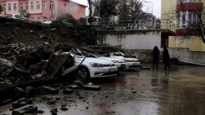 istinat duvari - Sitenin istinat duvarı çöktü - TEKİRDAĞ  Videosu