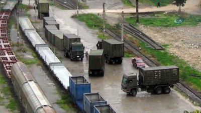 vagon -  Hatay'da askeri malzeme sevkiyatı sürüyor Videosu
