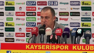 mantalite - Kayserispor - Galatasaray maçının ardından - Galatasaray Teknik Direktörü Fatih Terim - KAYSERİ  Videosu