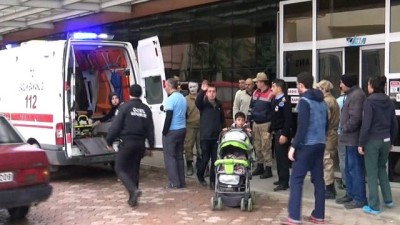  Afrin'de çatışmalarda yaralanan 3'ü Türk askeri 5 kişi Kilis’e getirildi 