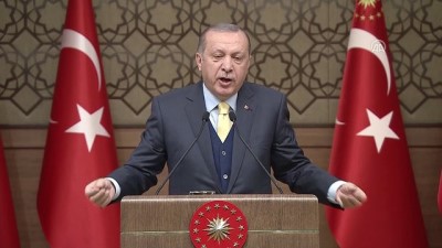 Cumhurbaşkanı Erdoğan: 'Afrin'de tüm insanlığın düşmanı bir zihniyetle de mücadele ediyoruz' - ANKARA 