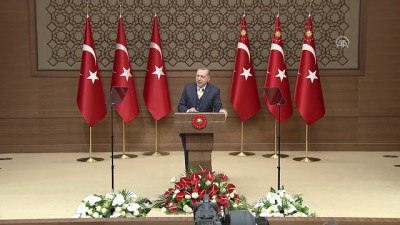 Cumhurbaşkanı Erdoğan: 'Soylu bir akına çıktığımız şu günlerde vatanımıza daha sıkı sahip çıkacağız' - ANKARA 
