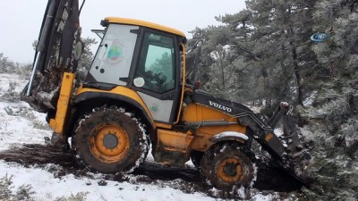 uzunlu -  Dondurucu soğuk ve fırtına altında kuraklık önlemi  Videosu
