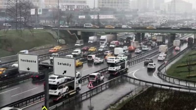 İstanbul'da kar yağışı (2) 