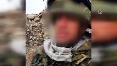 komando - PYD/PKK'nın Afrin'de ele geçen mevzileri görüntülendi - AFRİN Videosu