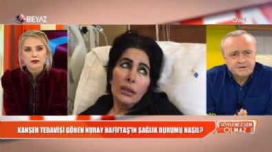 kanser tedavisi - Ali Eyüboğlu, kanser tedavisi gören Nuray Hafiftaş'ı hastanede ziyaret etti  Videosu