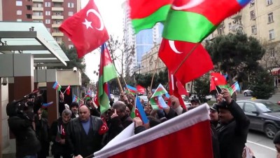 sehit - Azerbaycanlı gazilerden Zeytin Dalı Harekatı'na destek - BAKÜ Videosu