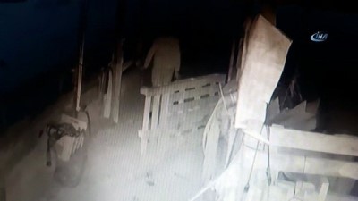 maskeli hirsiz -  Kar maskeli jeneratör hırsızları kamerada  Videosu