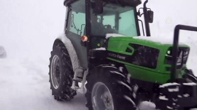 kar kalinligi - Kar yağışı ve yoğun tipi - KÜTAHYA  Videosu