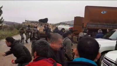 roketli saldiri -  Azez'de teröristler gazetecilerin olduğu bölgeye taciz açtı Videosu