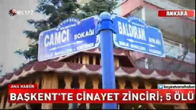 baskent - Başkent'te cinayet zinciri: 5 ölü Videosu