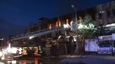 mobilya -  Başkent’te mobilya atölyesi alev alev yandı  Videosu