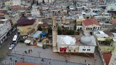 roketli saldiri - BYEGM Genel Müdürü Akarca, Çalık Camisi'nde incelemelerde bulundu - KİLİS Videosu