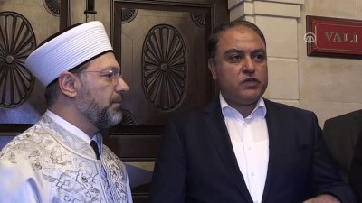 Diyanet İşleri Başkanı Erbaş: 'Hiç bir müslüman, hiç bir mabede zarar veremez'' - KİLİS