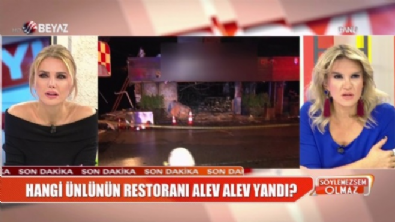 Hangi ünlünün restoranı alev alev yandı?  Videosu