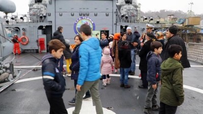 uzman erbas -  Rize Limanı'na demirleyen TCG Yıldırım Gemisi halkın ziyaretine açıldı Videosu