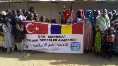 yazili aciklama - Çad'lı öğrencilerden 'Zeytin Dalı Harekatı'na' destek - ANKARA Videosu