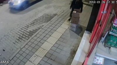 hirsiz -  Harçlığı az bulan evlat, babasının dükkanını soydu Videosu