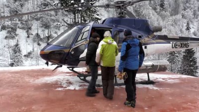 ambulans helikopter - Kaçkar Dağları'nda 'heliski' keyfi - RİZE  Videosu