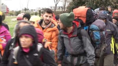 cig felaketi -  Zigana’da 9 yıl önce çığ felaketinde hayatını kaybeden 10 dağcı için Trabzon’da anma yürüyüşü düzenlendi  Videosu