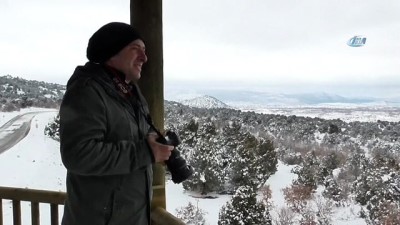 buyuk ada -  Beyşehir Gölü kar yağışı sonrası kartpostallık görüntüler oluşturdu Videosu