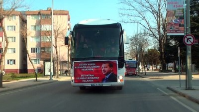 -Düzce'de Mehmetçik’e konvoylu destek