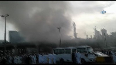  - Mekke'de işçilerin kaldığı konteynerlarda yangın çıktı